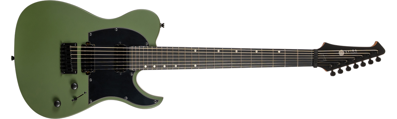 Spira Guitars T-407 MGR Satin Green
