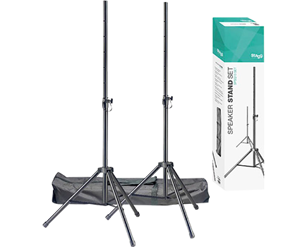 Stagg SPSQ10 Speaker Stands + Carry Bag