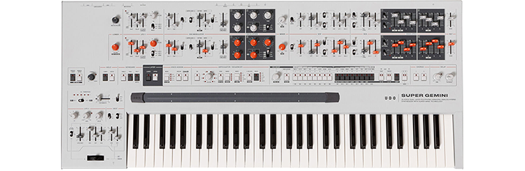 UDO Audio Super Gemini 20-Voice Polyphonic Digital/Analog Hybrid Synthesizer