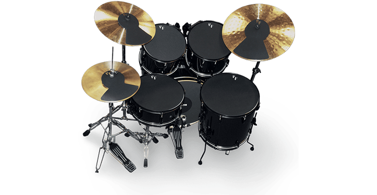 Vic Firth - Drum & Cymbal Mute Prepack 12”, 13”, 14”, 16