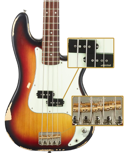Squier Affinity Series Precision Bass PJ Lake Placid Blue