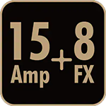 15 Guitar Amps & 8 Effects