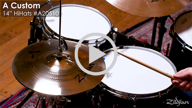 Zildjian Z Custom Dyno Beat Hi Hats 14" - Evolution Music