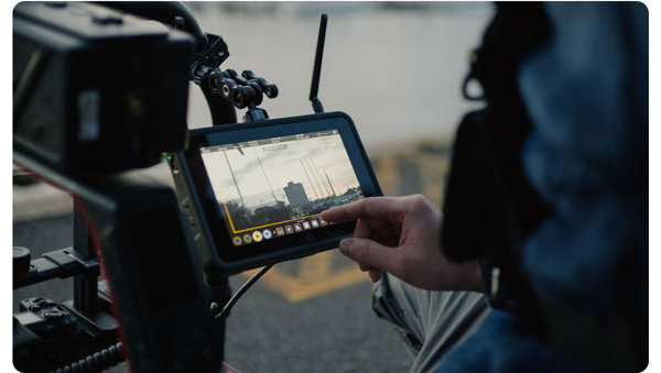 Atomos Shogun Ultra used for directors preview