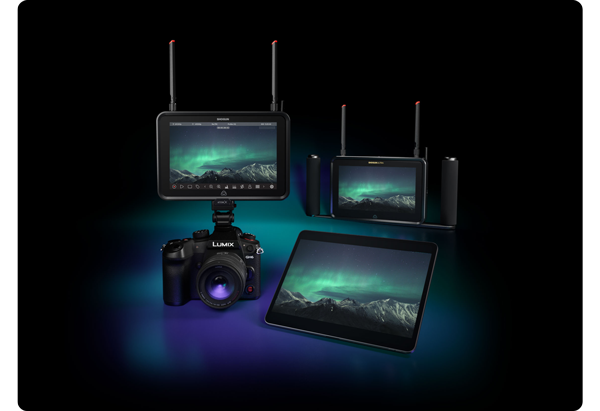 Atomos Shogun Ultra with Lumix GH6, tablet and handle grips