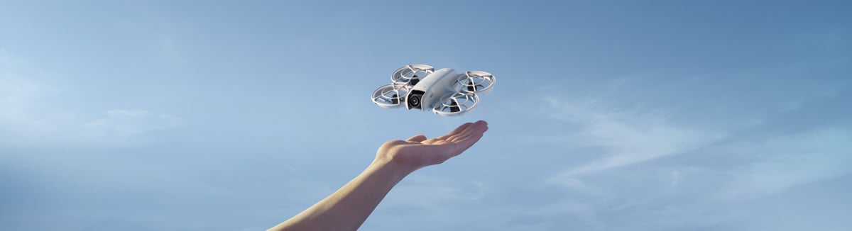 DJI Neo Palm Sized FPV drone with AI tracking