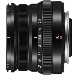 Fujifilm XF16mm f2.8 R WR wide angle lens