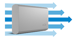 LaCie 500GB Portable SSD USB-C