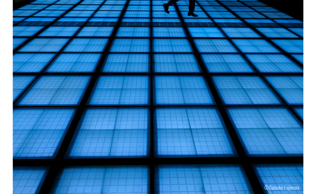 sample image a lightup square tiled floor taken with the lumix s 24mm f1 8 macro lens