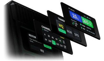 close up of accsoon cineview 2 full colour lcd screen