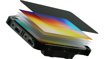 brekadown of the accsoon cineview m7 pro screen