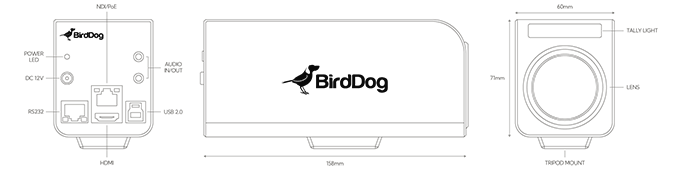 BirdDog PF120 Box NDI Camera