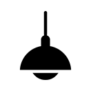 Hanging lamp icon