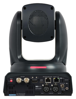 rear view of the 4k camera ptz