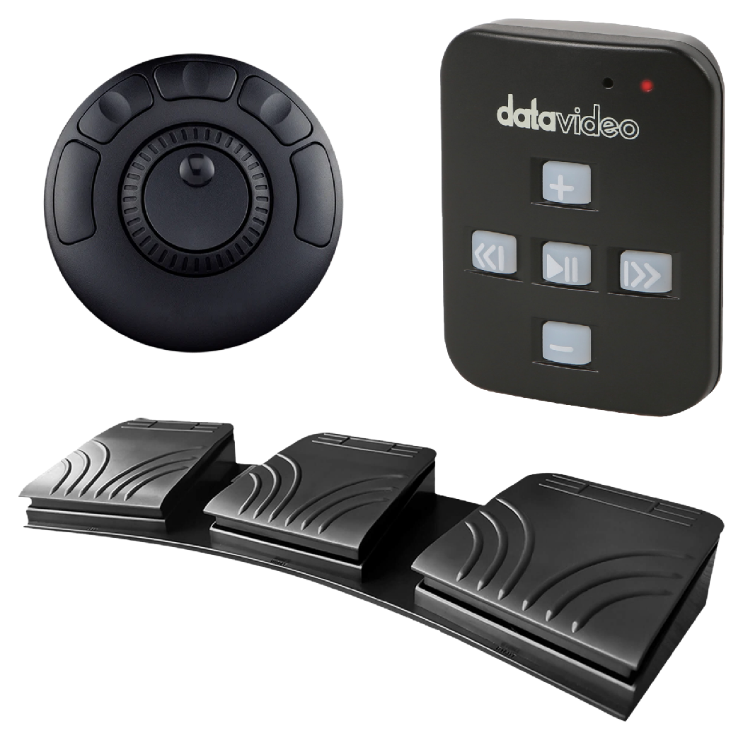 optional controllers, Datavideo TP-700 Universal Large Screen Prompter Kit
