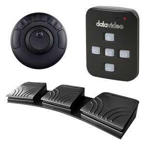 different controllers that can be used with the teleprompter