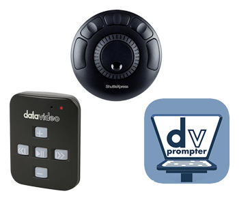 different control methods for the PTZ Camera Teleprompter
