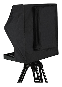 rear view of the PTZ Camera Teleprompter showing the curtain