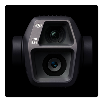 close up of the dji air 3s camera