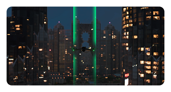 dji air 3s using night time rth to avoid high-rise buildings
