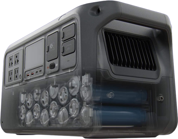 xray image of the dji power 1000 v2 portable power station