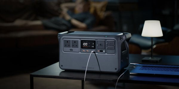 dji power 1000 v2 portable power station on a table
