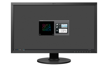 Eizo CS2740 with quick colour match software window