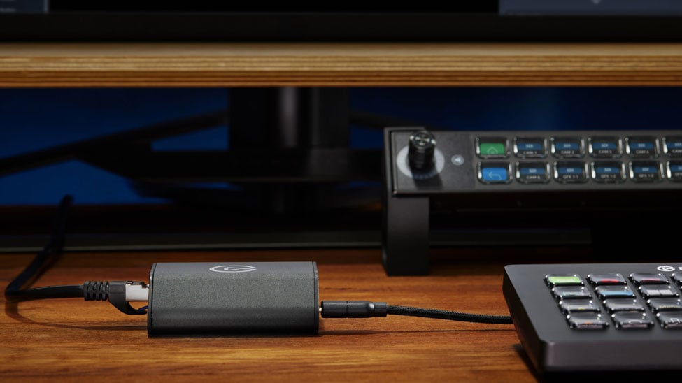 Network Dock setup on a deck next to the stream deck