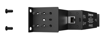 exploded image of elgato stream deck studio with rackmount hardware