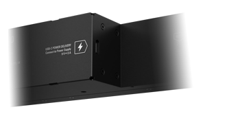 close up image of stream deck studio usb-c power delivery port
