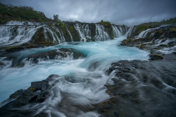 hasselblad XCD 20-35E sample image of water flowing down river rapids and small water falls