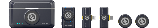 Hollyland Lark M2 Wireless Lavalier Microphone set for cameras