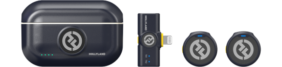 Hollyland Lark M2 Wireless Lavalier Microphone set for Apple iPhones