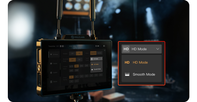 Holllyand pyro 7 with hd mode window overlay