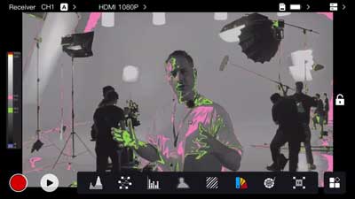 image preview of hollyland pyre False Colour tools
