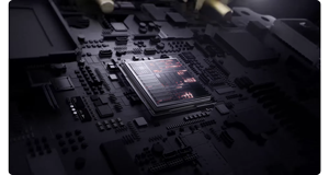 illustration of processor chip on circuit board
