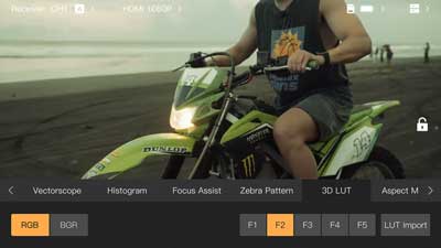 image preview of hollyland pyre 3D LUT tools