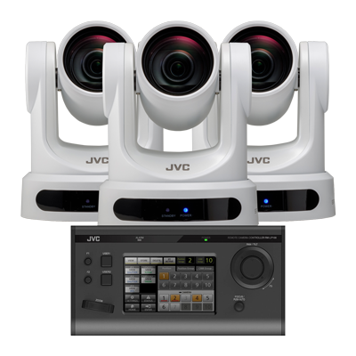 JVC KY-PZ200NWE NDI HX HD PTZ Camera Bundle