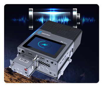 streaming encoder with an illustration of the battery above it