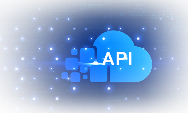ditail cloud with api icon