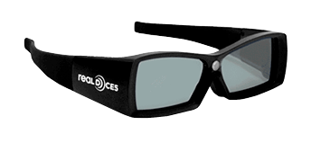 Real D CES 3D Shutter Glasses