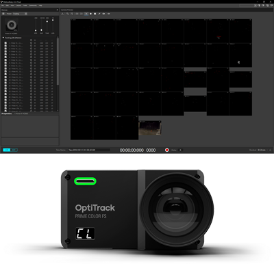 optitrack prime color motion capture camera aim assist mode off