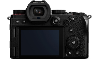 rear view of Lumix S5 camera 