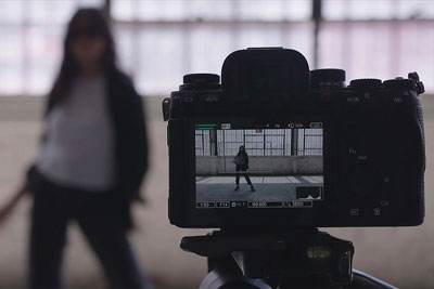 sony a9 iii auto framing in use