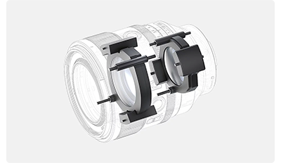 X Ray view of Sony FE 50mm F1.2 G Master Lens focus motors