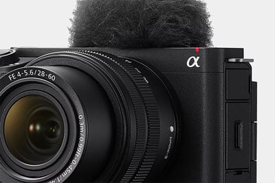 close up of the sony zv e1 vlog camera