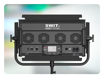 rear view of the SWIT LED Panel light