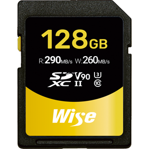 Wise SD-N120 128GB SDXC UHS-II V90 SD Card