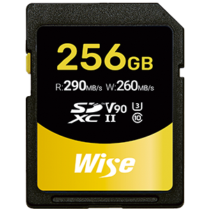 Wise SD-N120 256GB SDXC UHS-II V90 SD Card