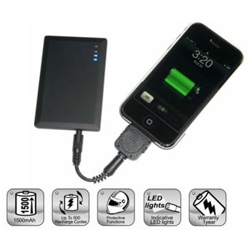 FSP iON Power Bank Credit card Size USB Battery Charger, Ipod/ iPhone*/ PSP & More : image 2